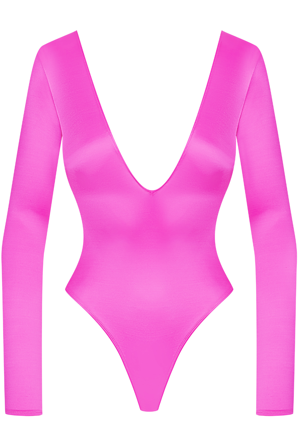 Maison Close French Kiss Long Sleeve Thong Body Pink