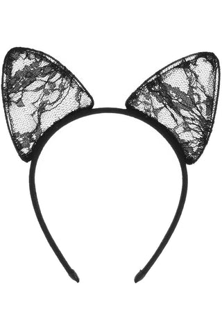 Maison Close Lace Cat Head Band