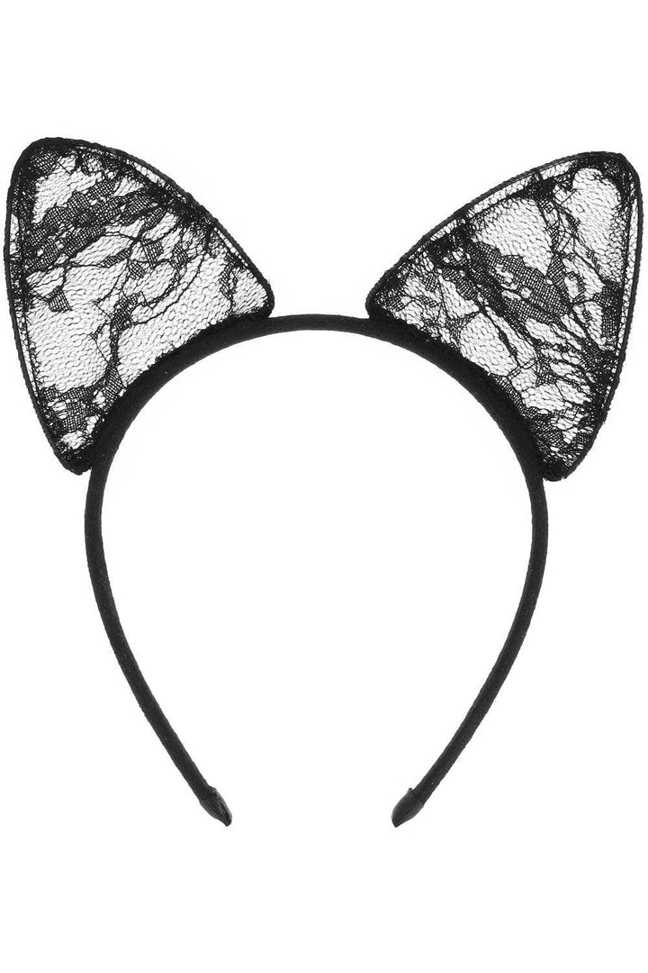 Maison Close Lace Cat Head Band