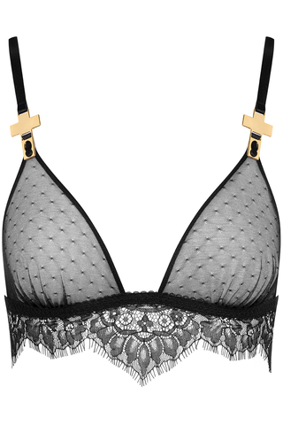 Maison Close Inspiration Divine Triangle Bra Black 