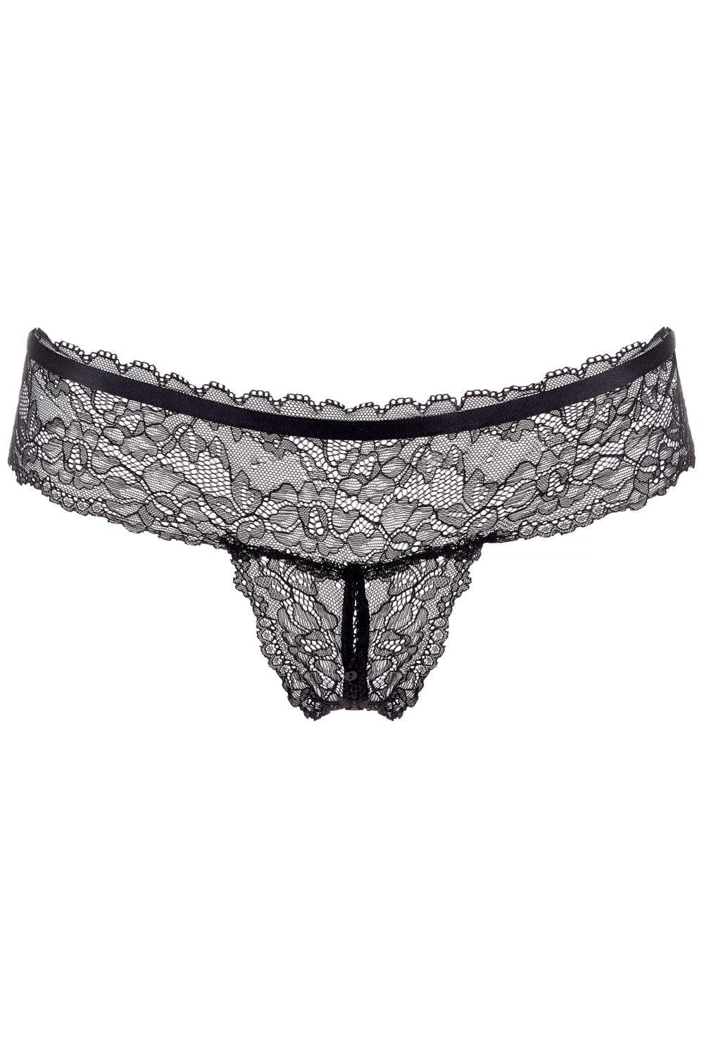 Maison Close Le Petit Secret Dentelle Openable Tanga Thong