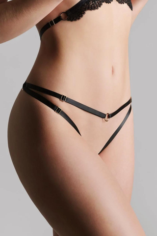 Maison Close Le Ravissant Naked Thong Black