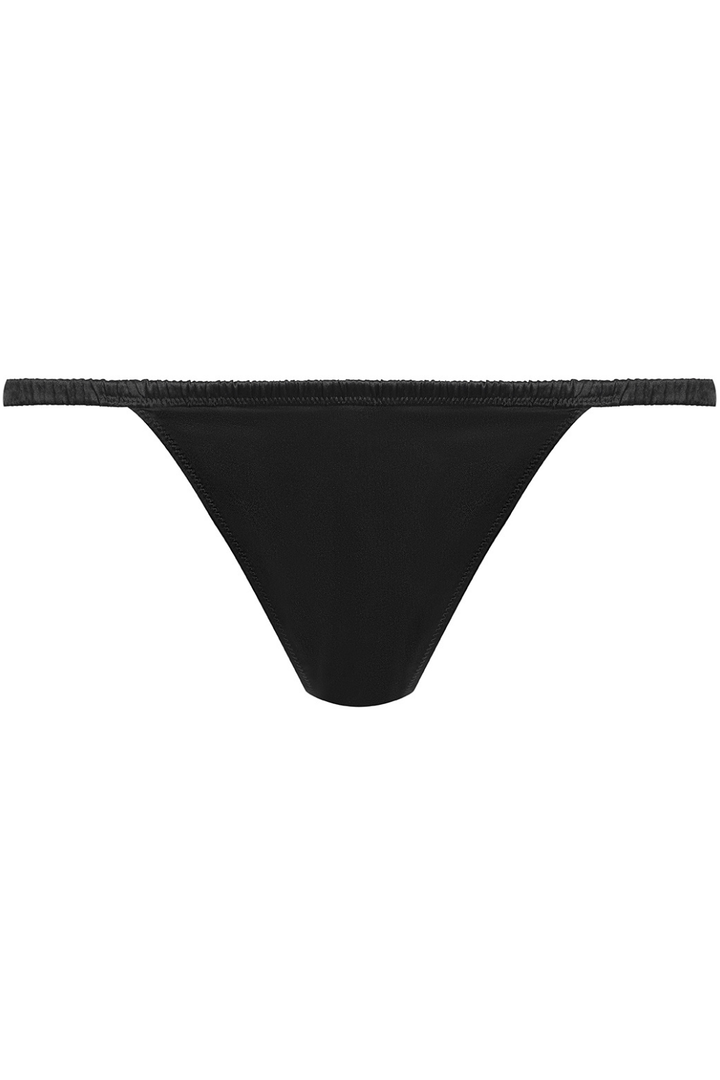 Maison Close Rendez-Vous Silk Strap Brief Black