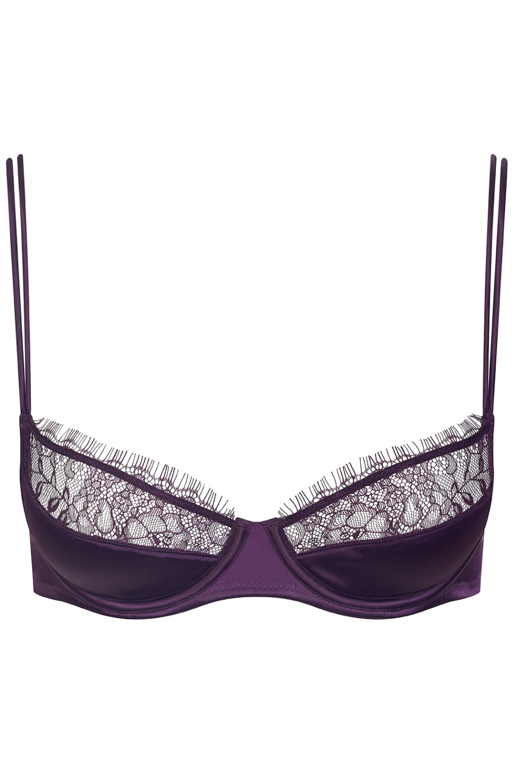 Maison Close Villa Satine Quarter Cup Bra Purple