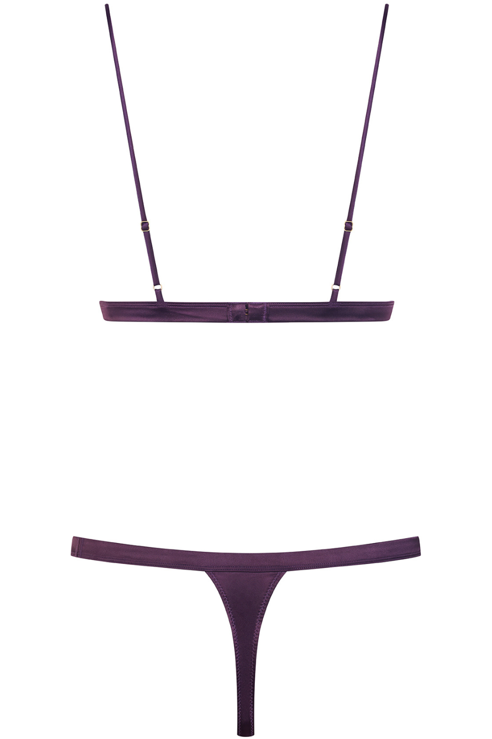 Maison Close Villa Satine Thong Bodysuit Purple