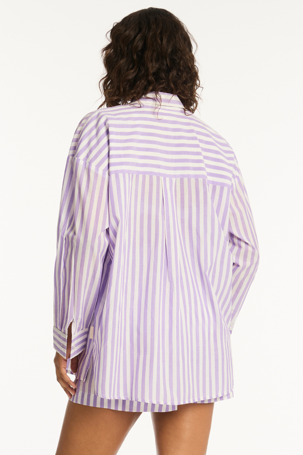 Sea Level Sails Beach Shirt Lavender