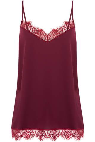 Simone Pérèle Satin Secrets Camisole Spinel Red