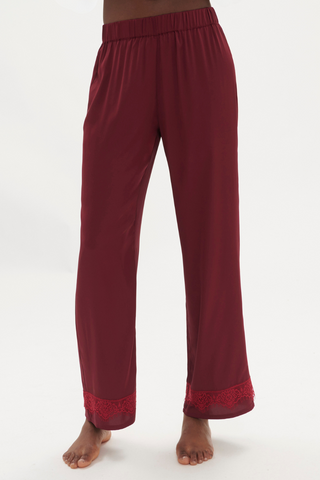 Simone Pérèle Satin Secrets Pyjama Pants Spinel Red