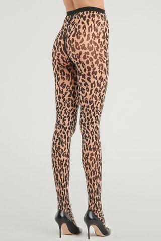 Wolford Leo Animal Print Tights 20 Denier