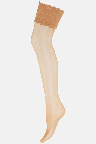 Wolford Satin Touch 20 Stay-Ups Gobi