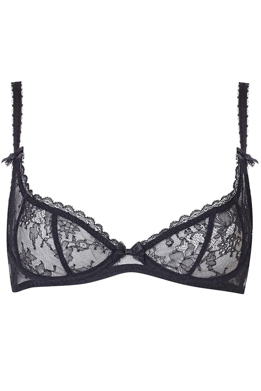 Agent Provocateur Demi Cup Plunge Bra Black