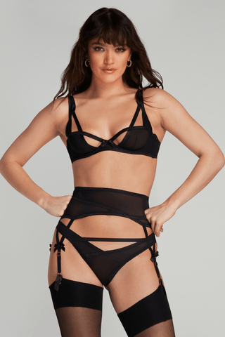 Agent Provocateur Joan Black Balconette Bra