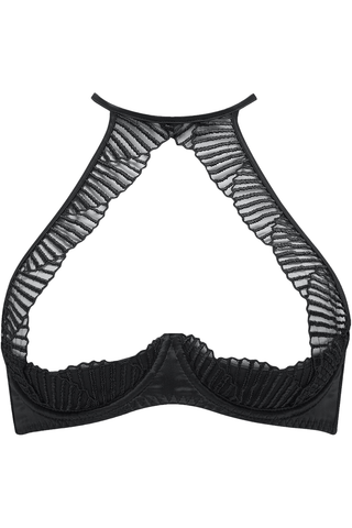 Coco de Mer Athena Quarter Cup Bra Black