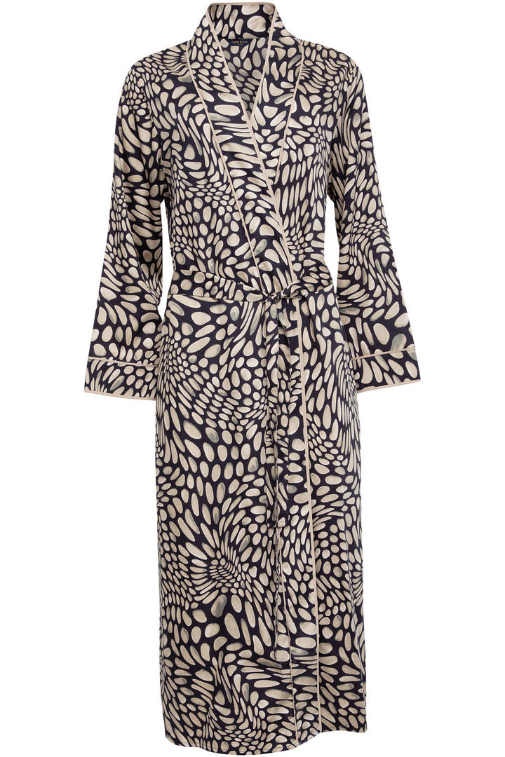 Fable & Eve Carnaby Pebble Long Dressing Gown