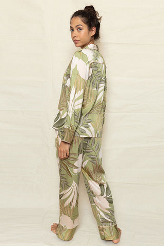 Fable & Eve Richmond Leaf Print Pyjama Set