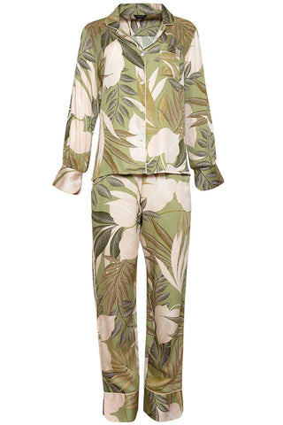 Fable & Eve Richmond Leaf Print Pyjama Set